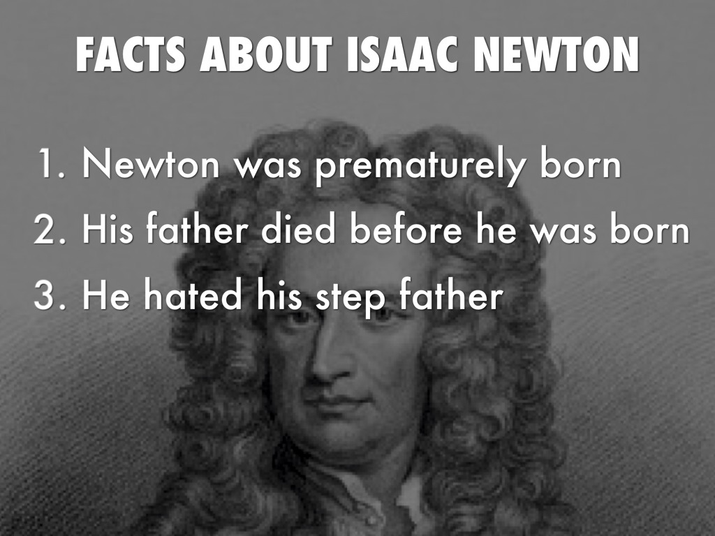 Read the text isaac newton