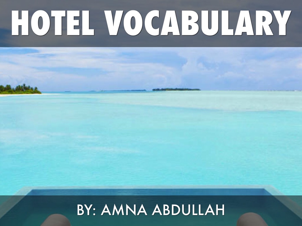 Hotel Vocabulary