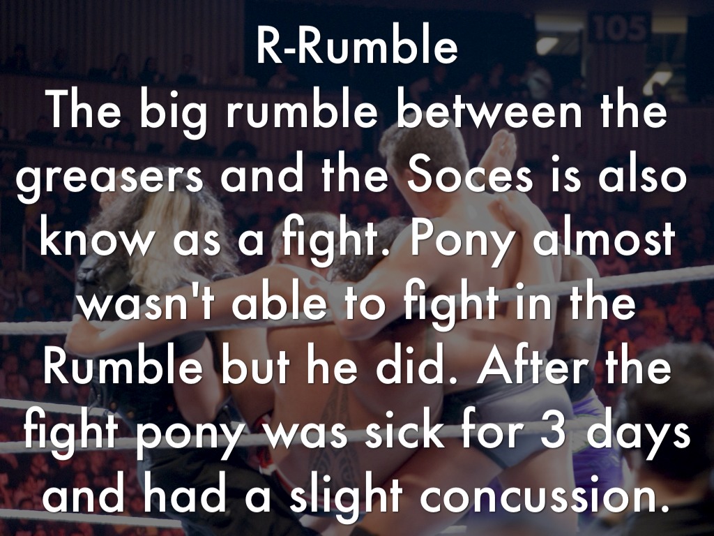 Outsiders Ch. 9-12 R-Z