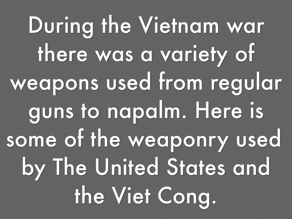 Vietnam Weaponry