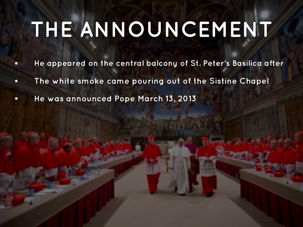 The Announcement Of The Pope by Abby McCusker