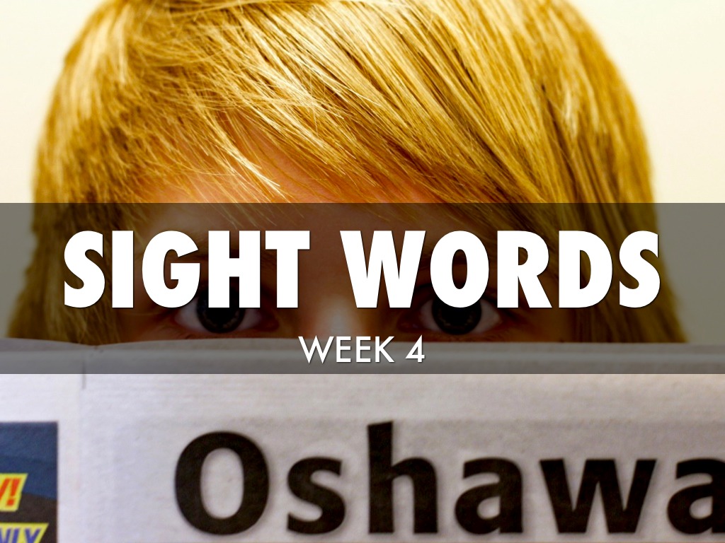 Sight Words T4W4