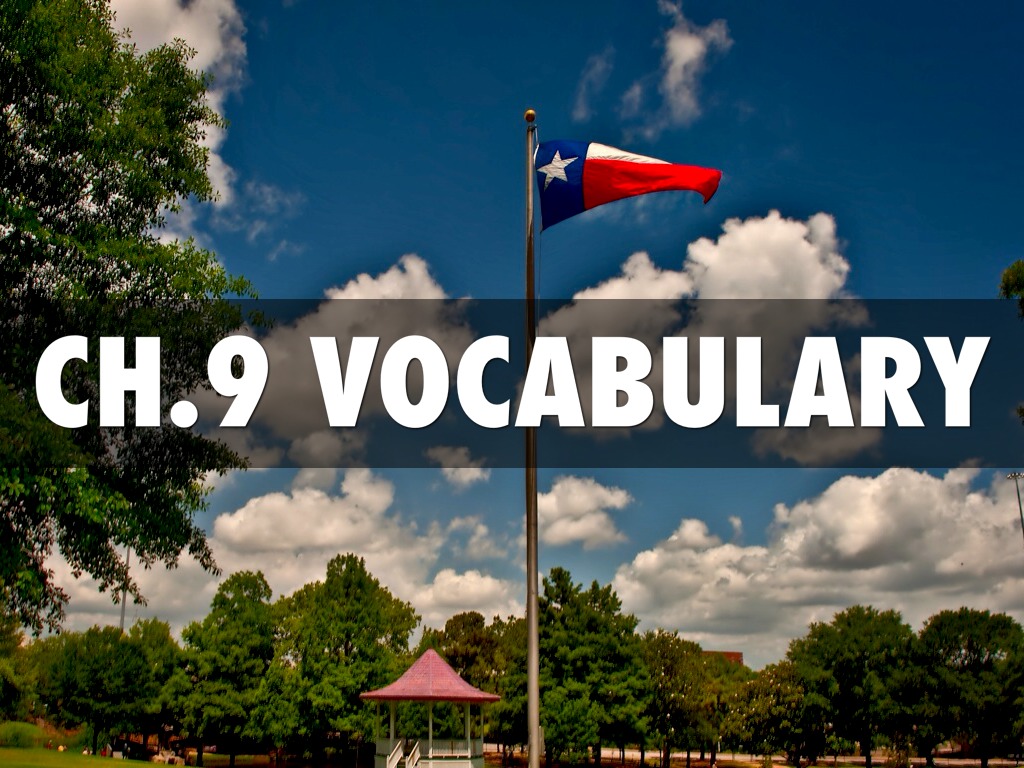 Ch.9 Vocabulary