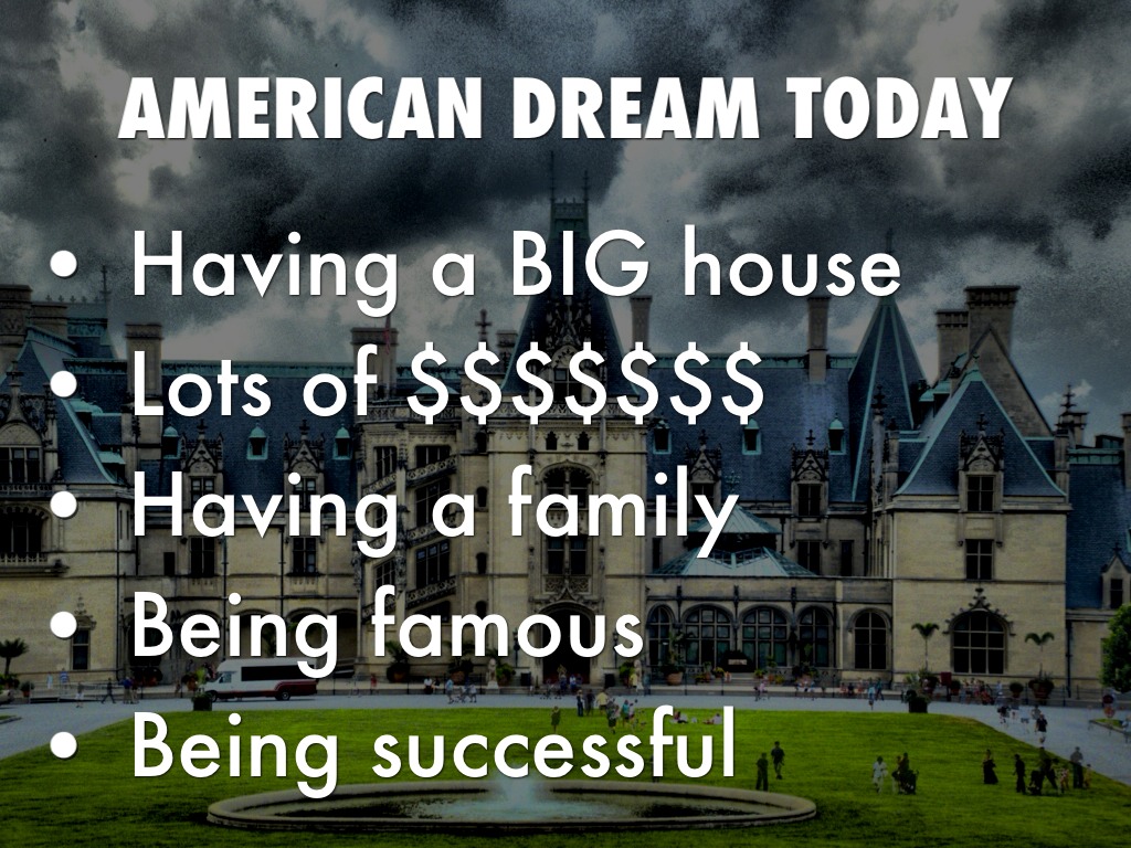 is the belief in the american dream necessary to society