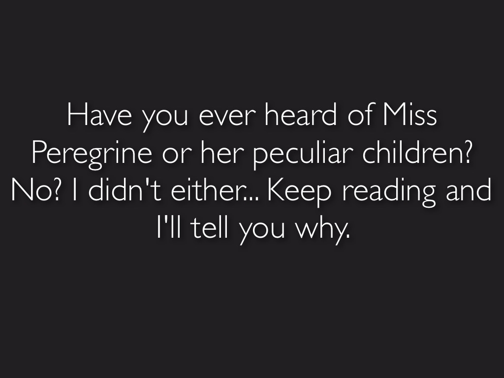 miss peregrine home for peculiar free download