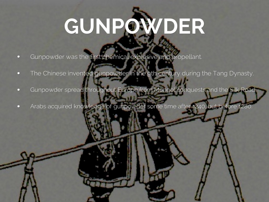 tang dynasty gunpowder