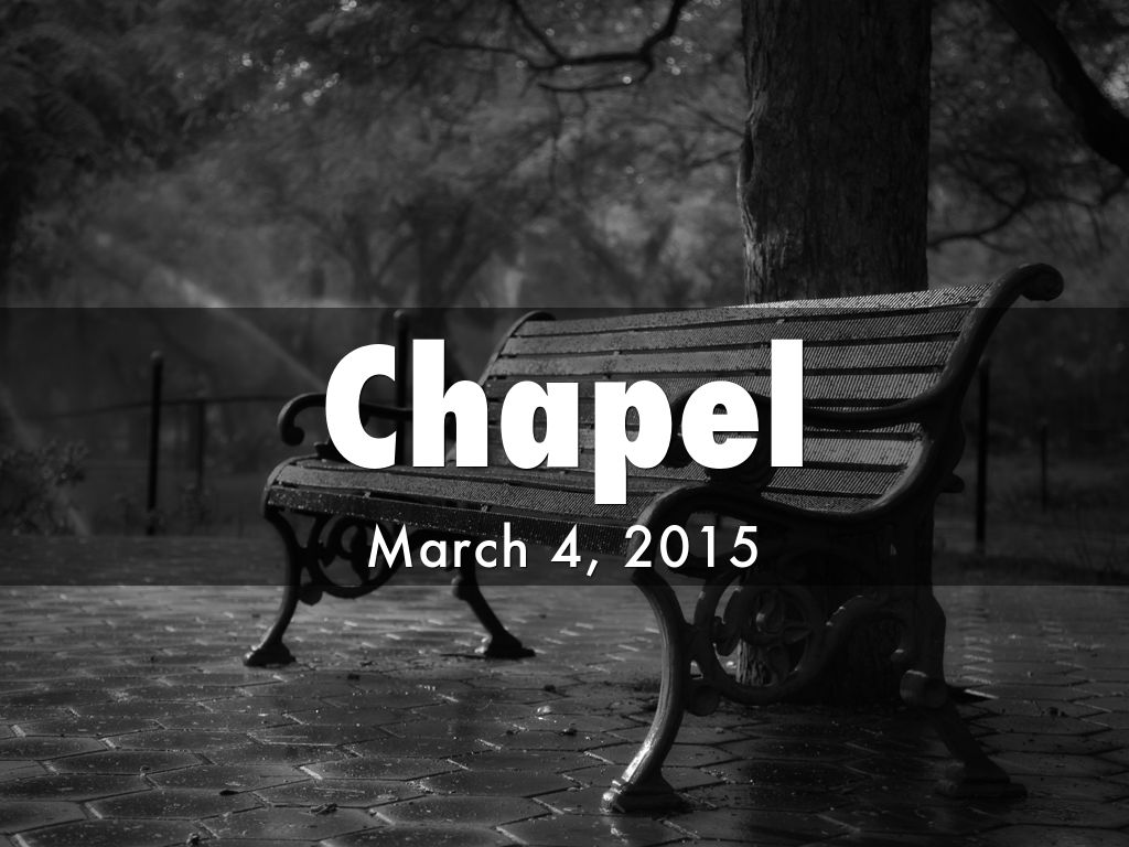 Elementary Chapel 3/4/2015
