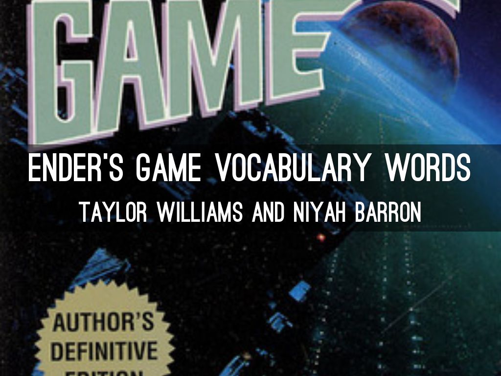 ender's game vocabulary words