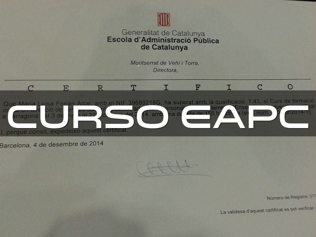 Curso eapc