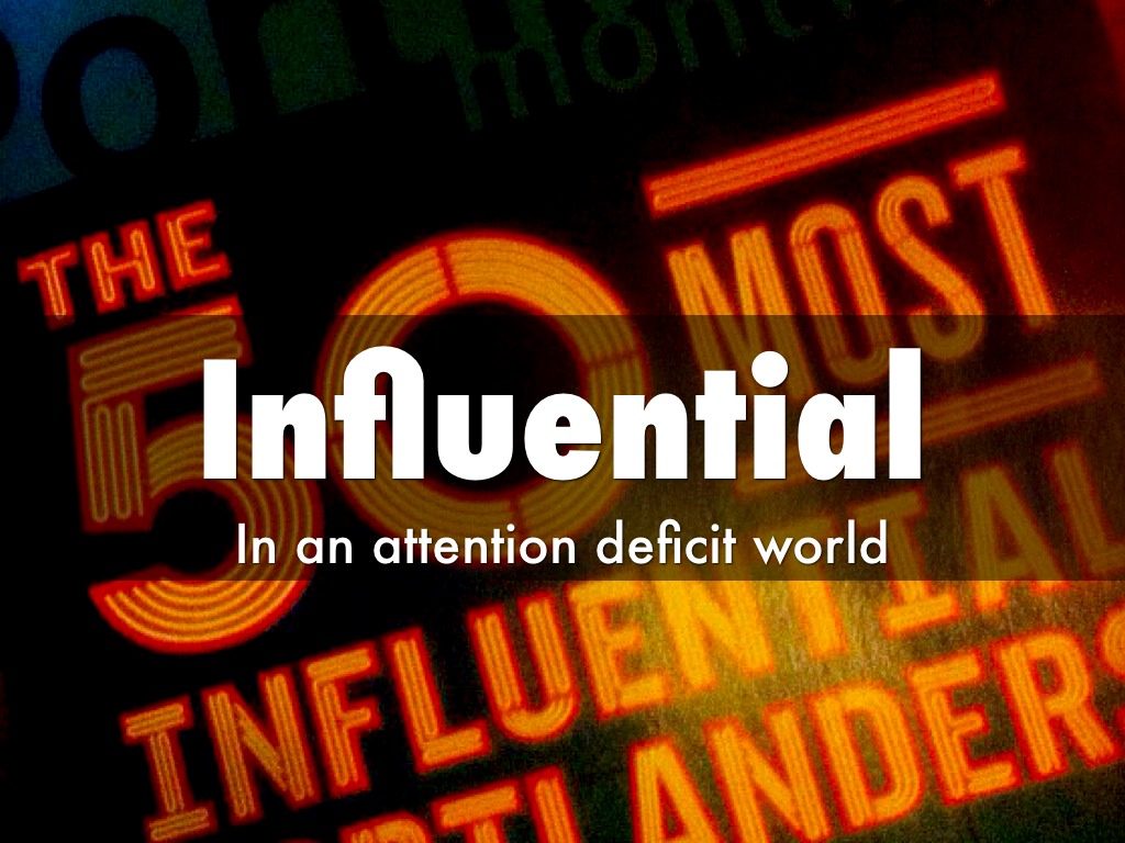 How To Be Influential