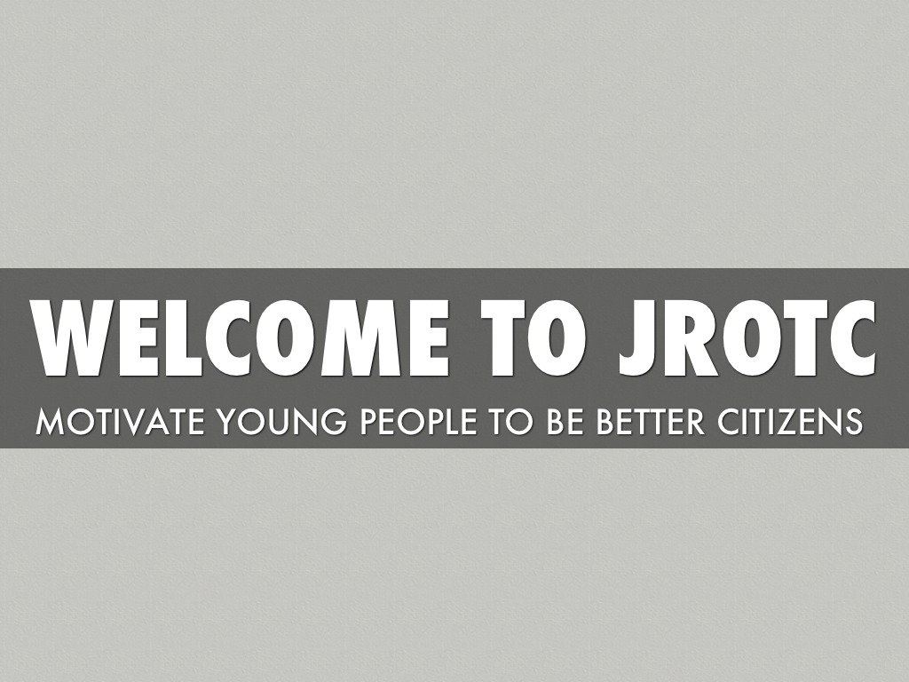 Welcome Jrotc