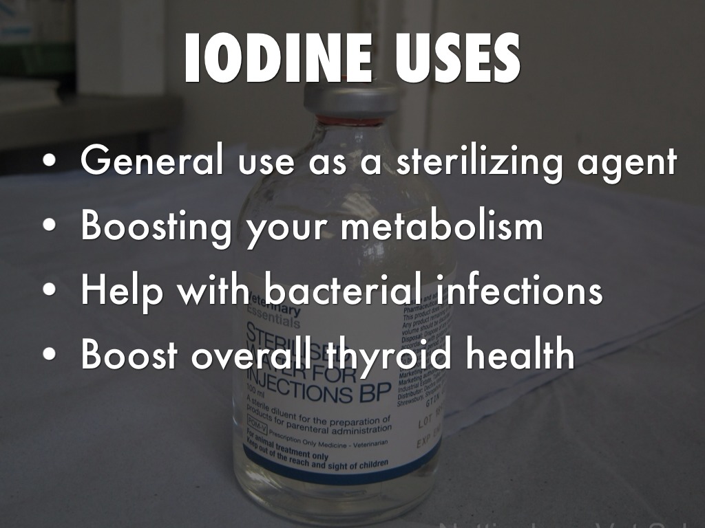 Iodine (I) - Chemical properties 