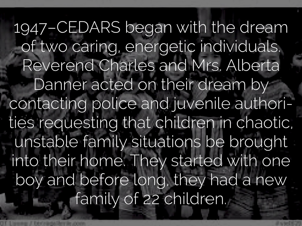Cedars History