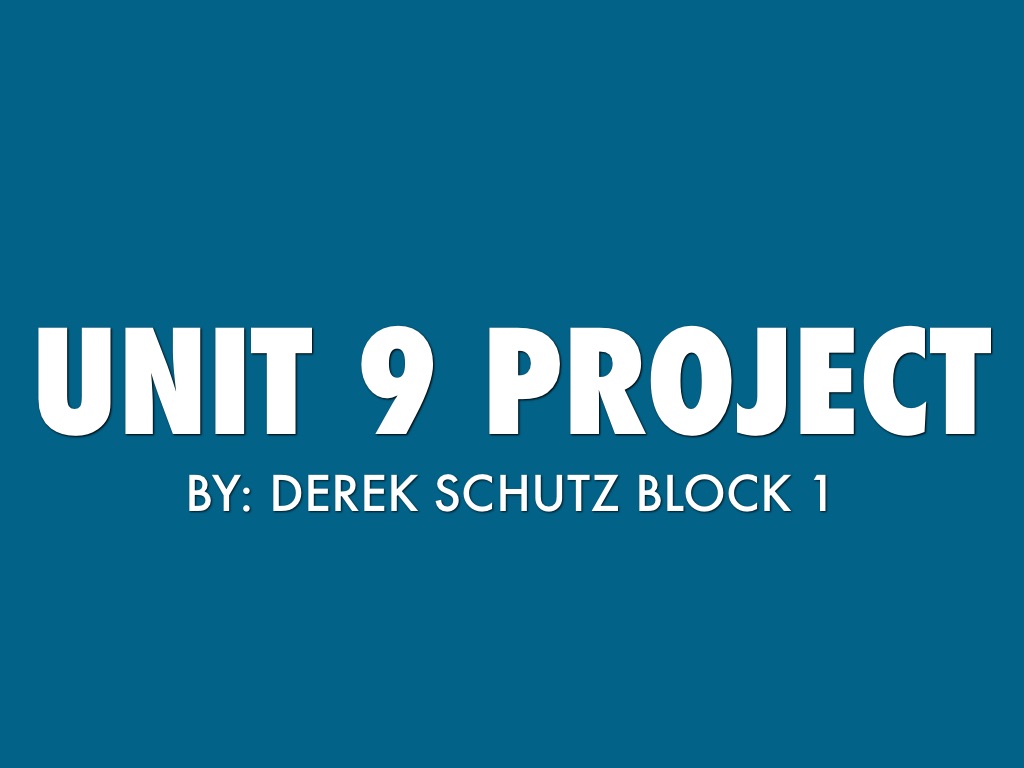 Unit 9 Project