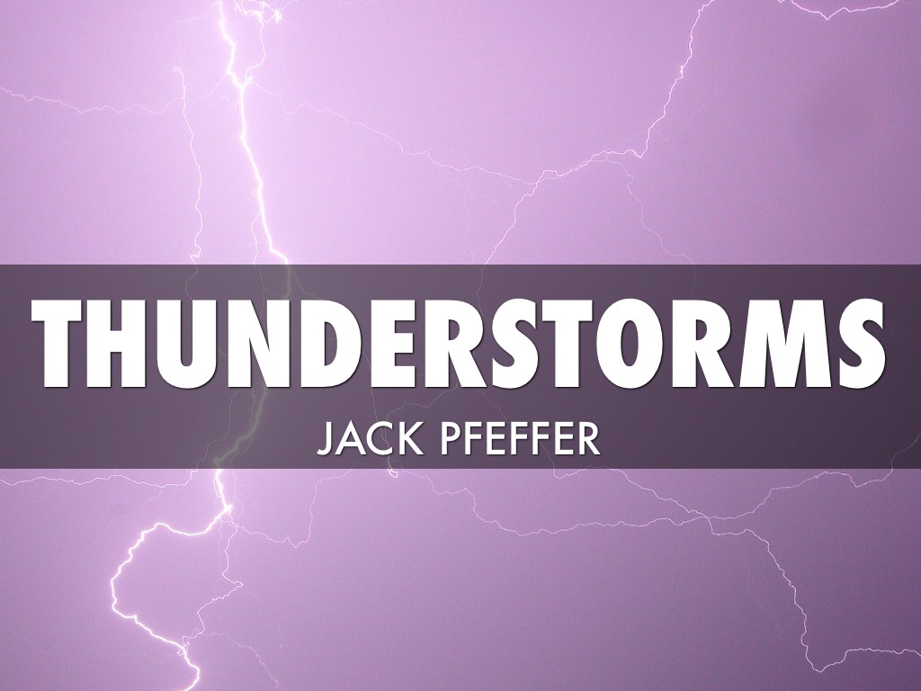 Thunderstorms