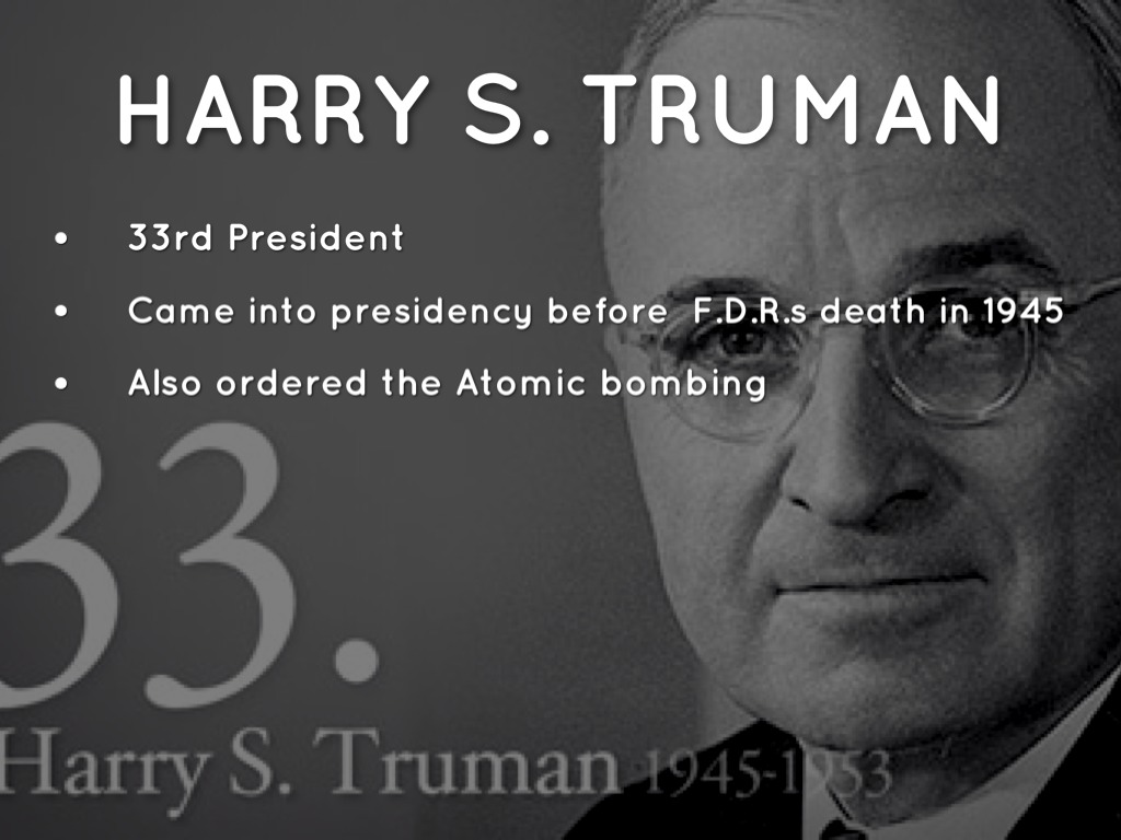 a brief biography of harry s truman the 33rd us president The first amendment center recently asked me to write a brief article 33rd united states president harry s truman library and museum off us 24 biography. a brief biography of harry s truman the 33rd us president The first amendment center recently asked me to write a brief article 33rd united states president harry s truman library and museum off us 24 biography.