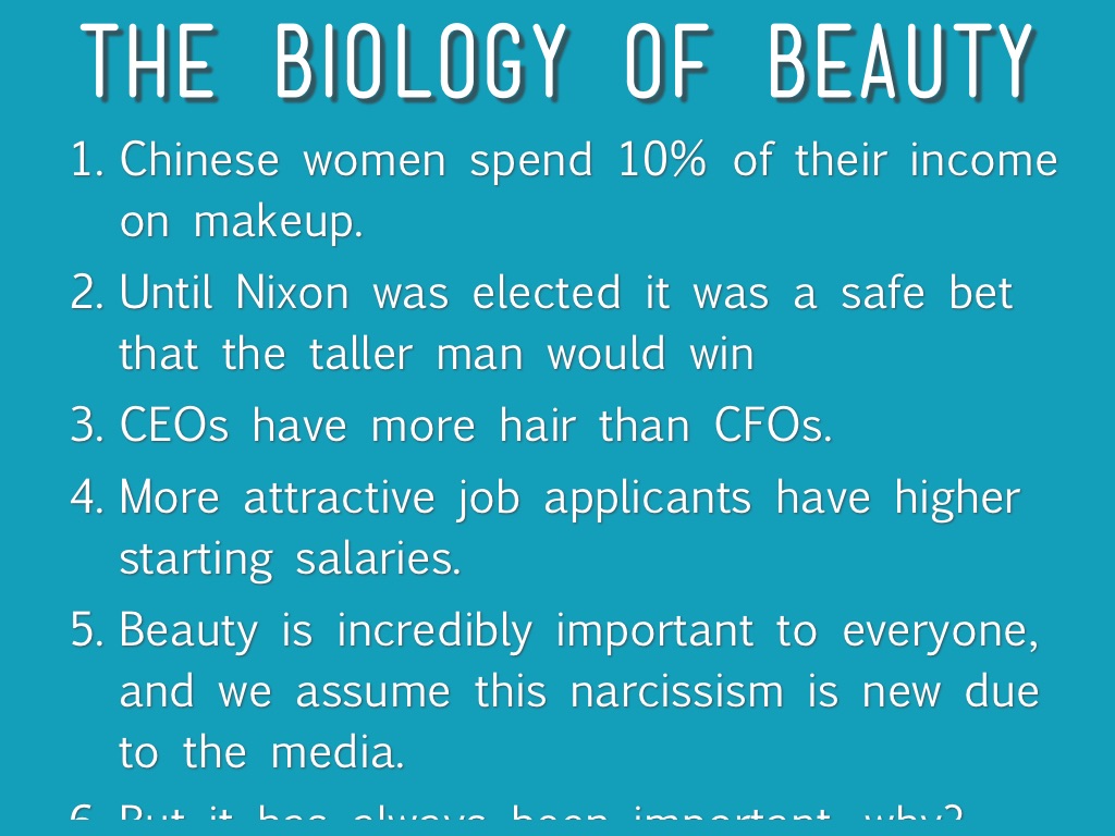 Biology Of Beauty