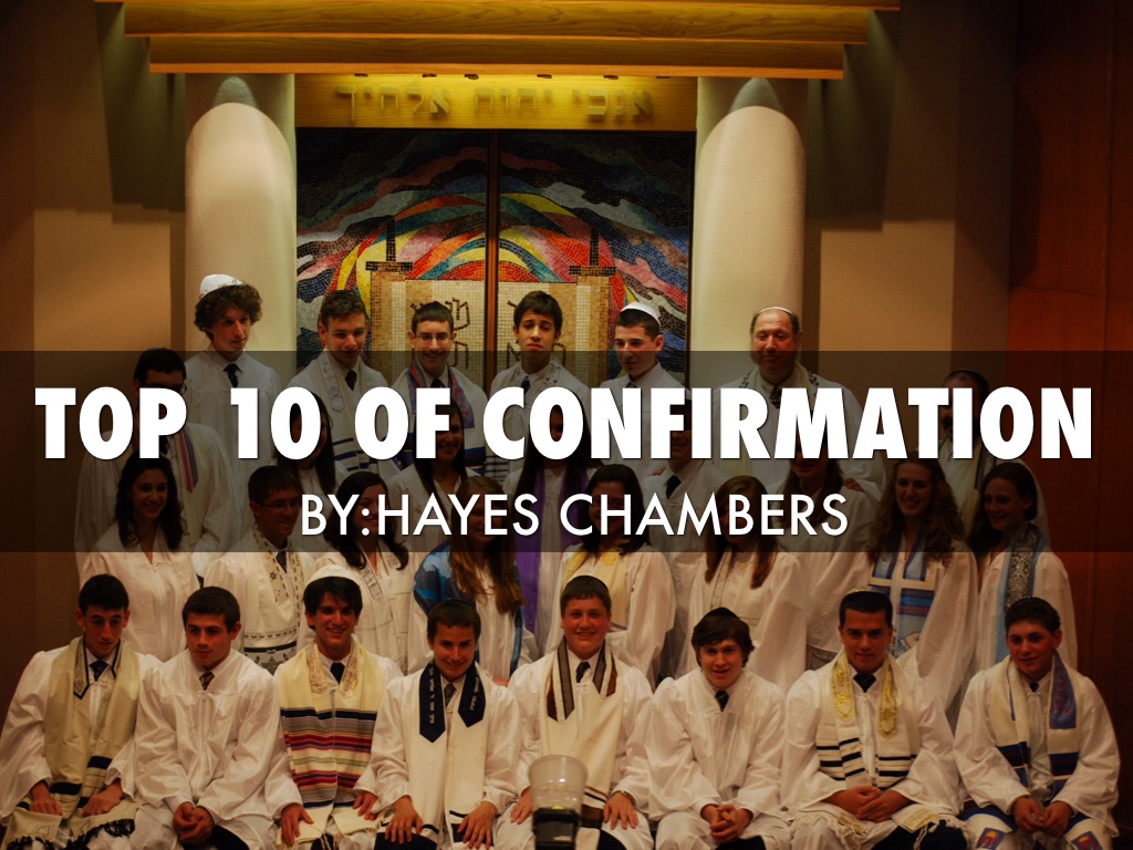 Top 10 List Of Confirmation 