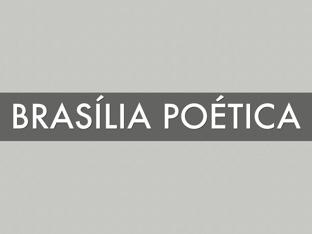 Poemas Brasília
