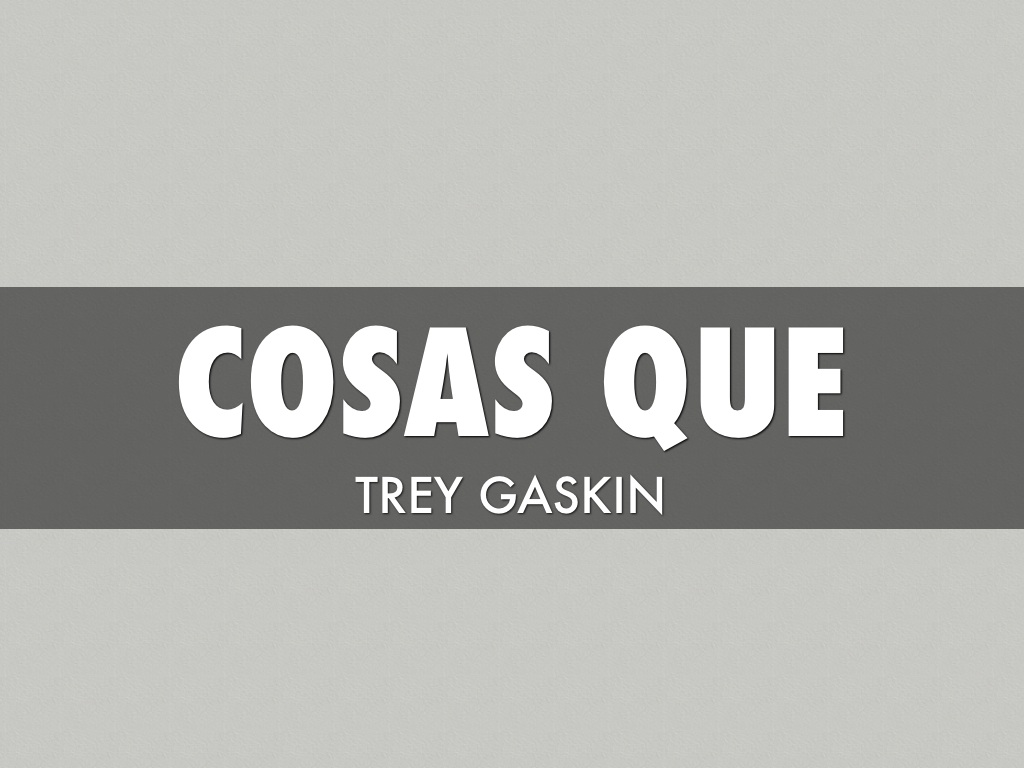 Cosas Que