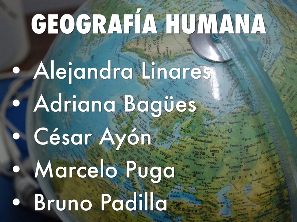 Geografía Humana