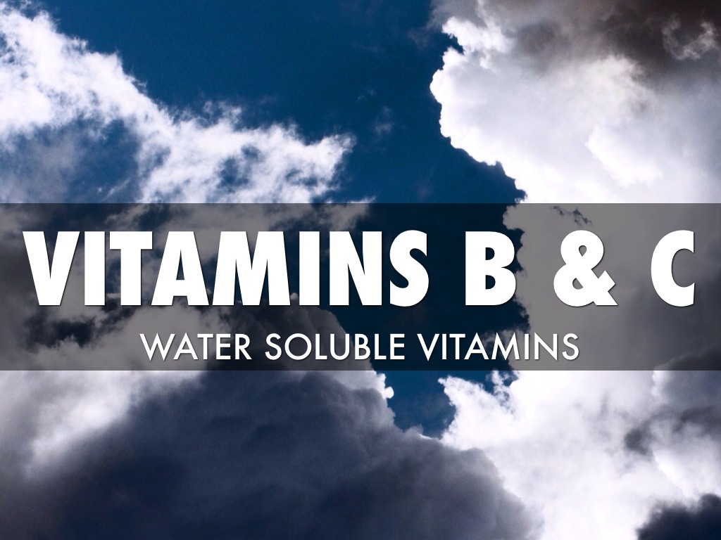 Water Soluble vitamins B & C by yadira.franco66