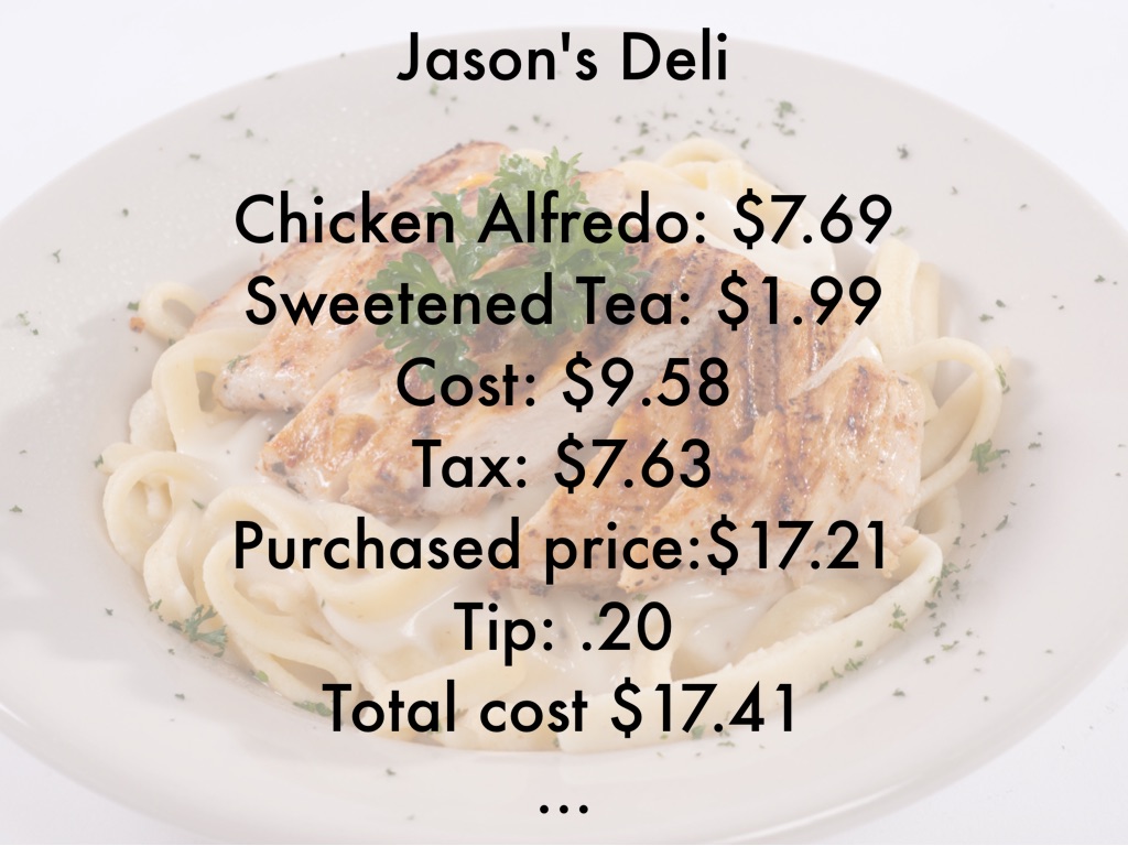 Receipts by Michael Cespedes