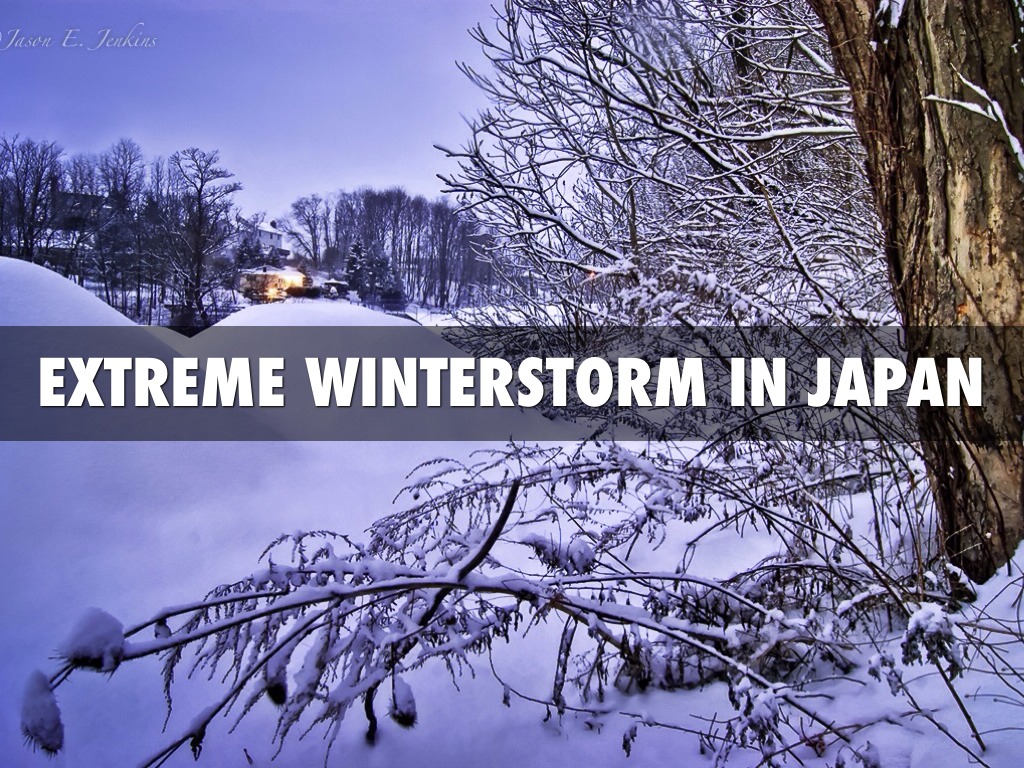 Winter Storm Japan