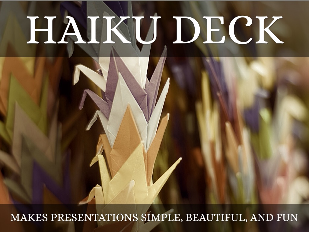 What Is Haiku Deck?medical assistant