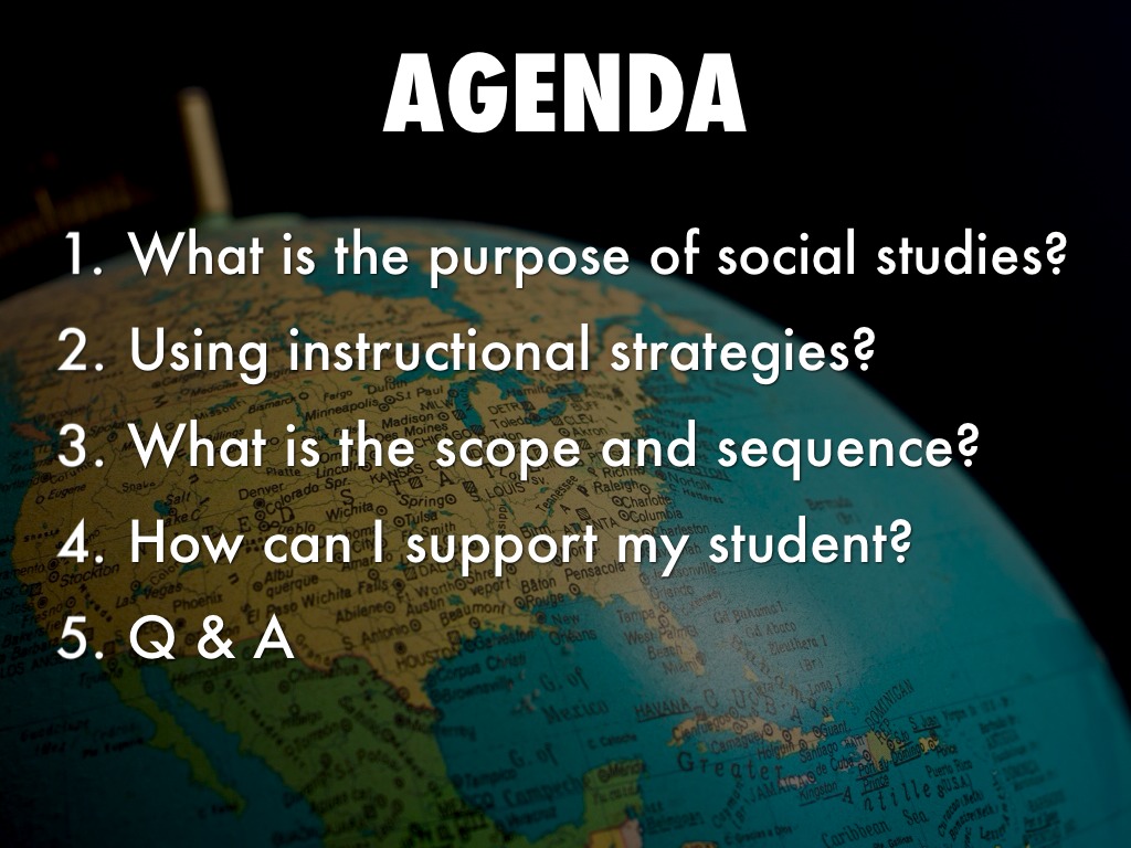 Social Studies PTA presentation