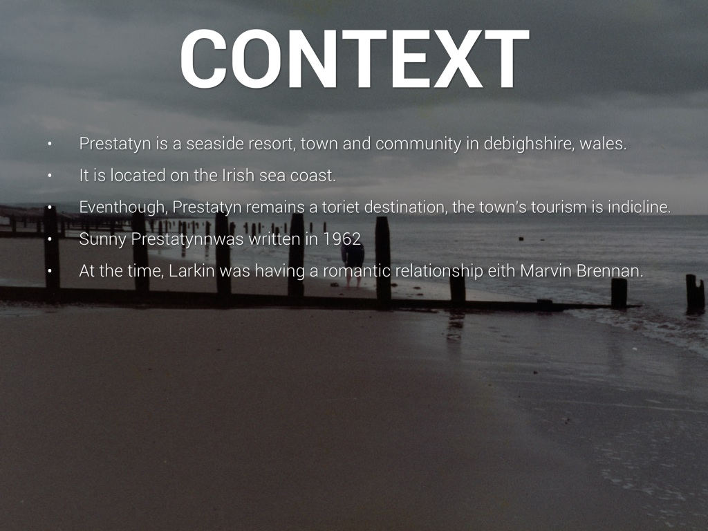 Context Of Sunny Prestatyn