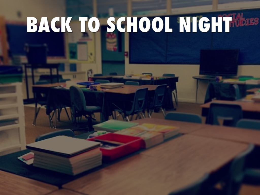 Back To School Night 2013