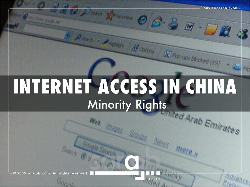 Internet access in China