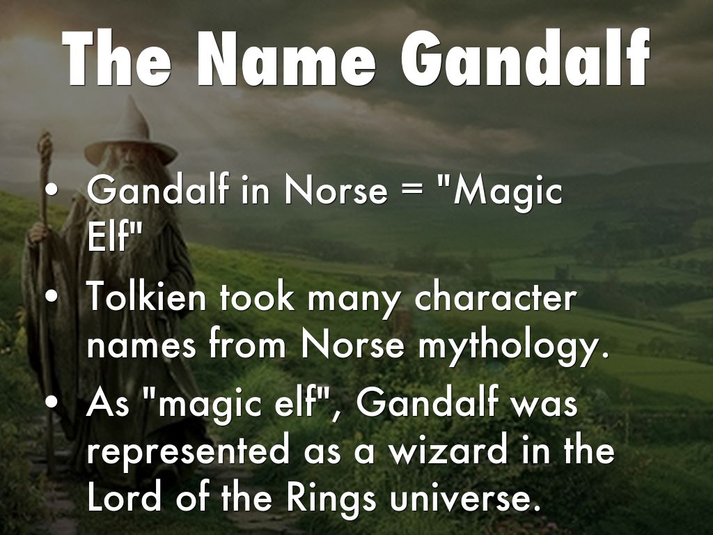 Gandalf Mythologie Gandalf Mythologie
