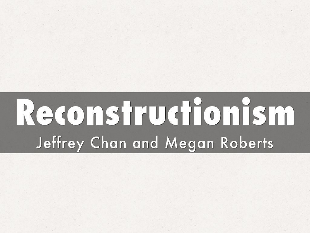 Reconstructionism