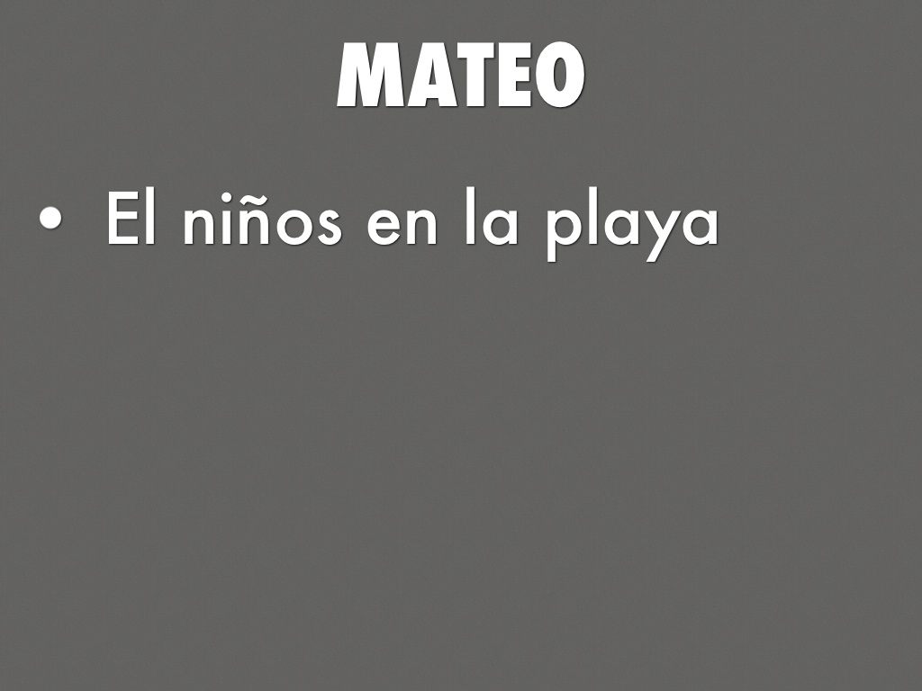 Mateo