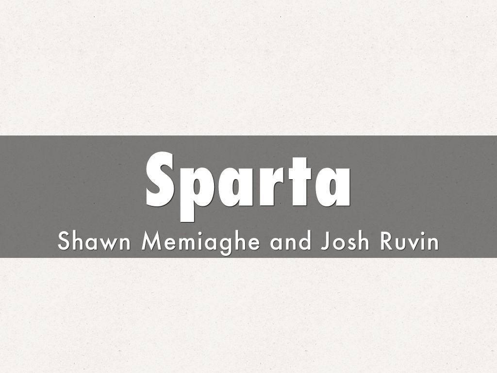 Copy of Sparta