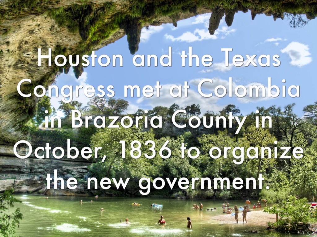 Creation of TX. Republics Government