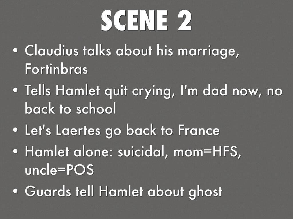 Hamlet Act 1 Scene 2 Analysis