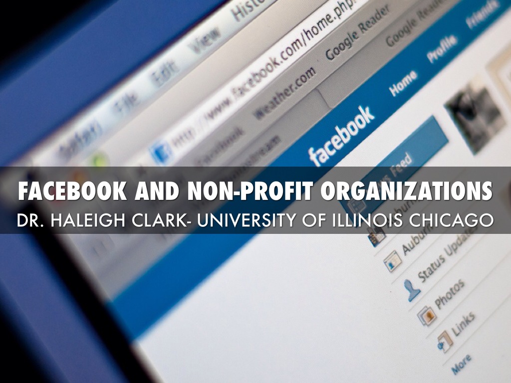 Facebook And Non-Profit Organizations