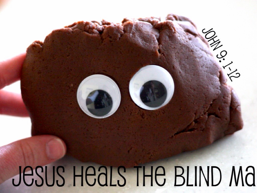Jesus Heals The Blind Man.