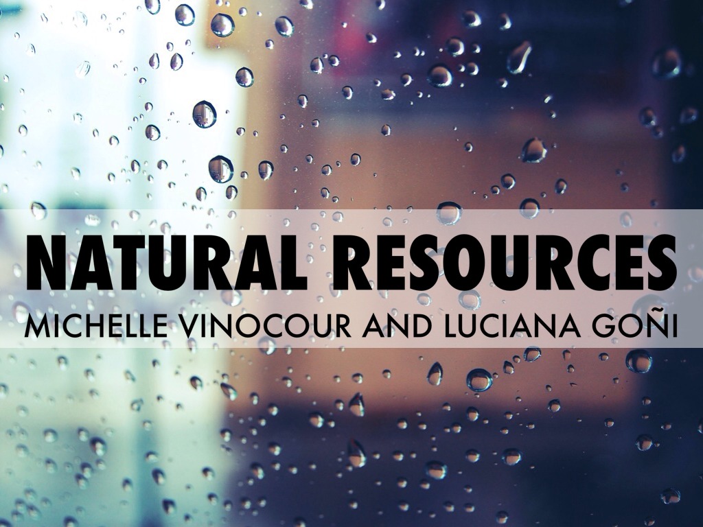 Natural Resources Michelle And Luciana 