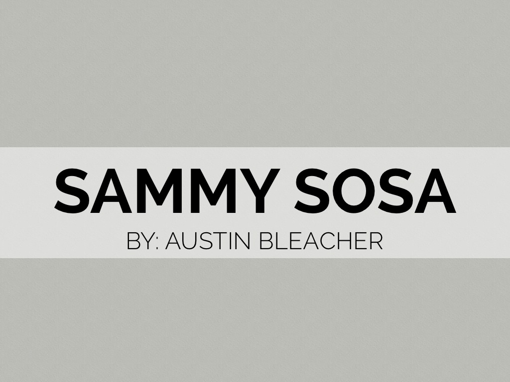 Sammy Sosa