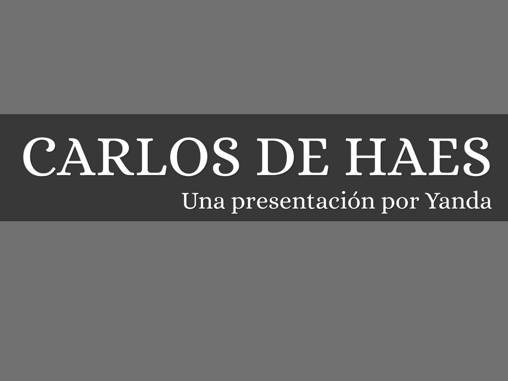 Carlos de Haes