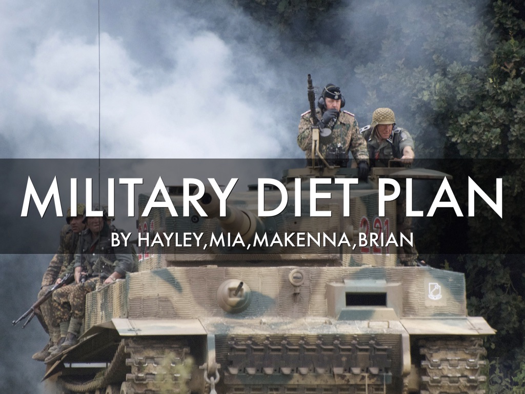 Military Diet Plan