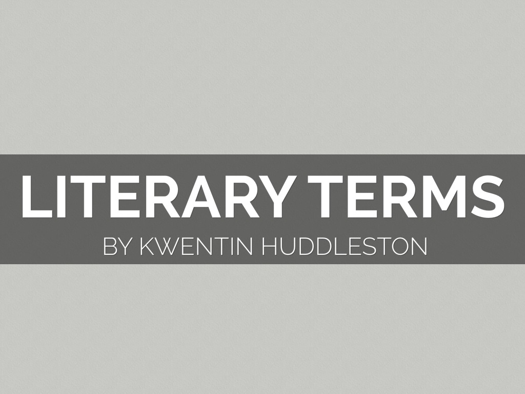 Literary Terms