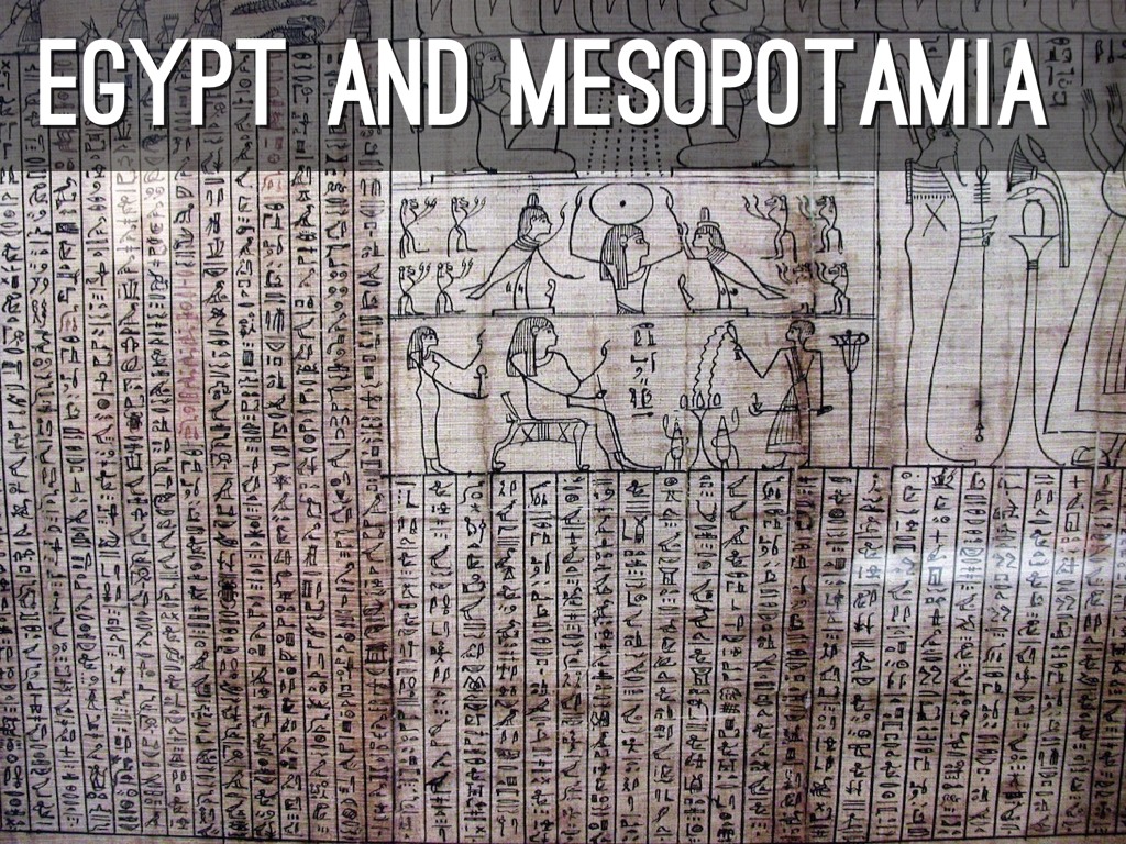Mesopotamia And Egypt 