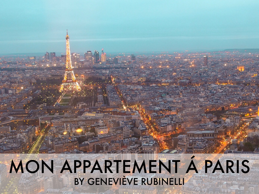 Mon Appartement á Paris