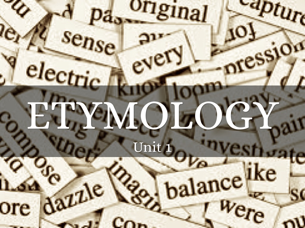 Etymology by Pollux Grande