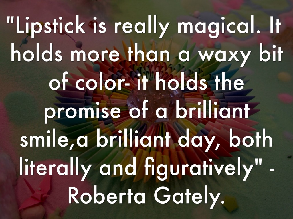 Lipstick out of crayons !